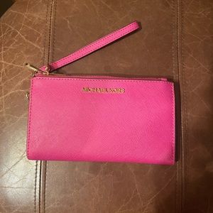 Michael Kors Fuscia Phone Wristlet